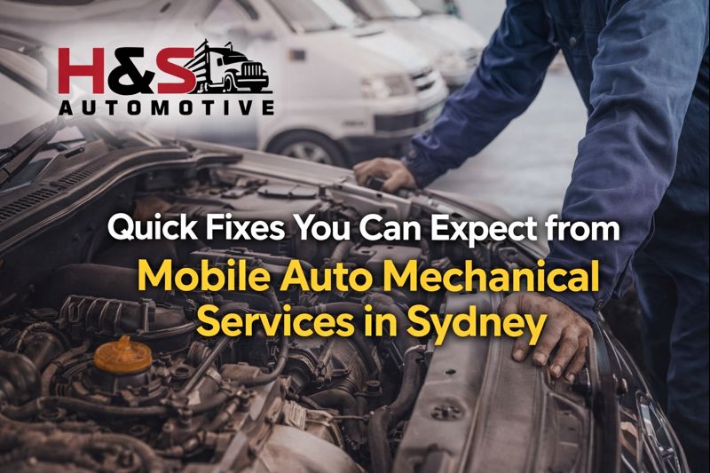 Quick Fixes You Can Expect from Mobile Auto Mechanical Services in Sydney