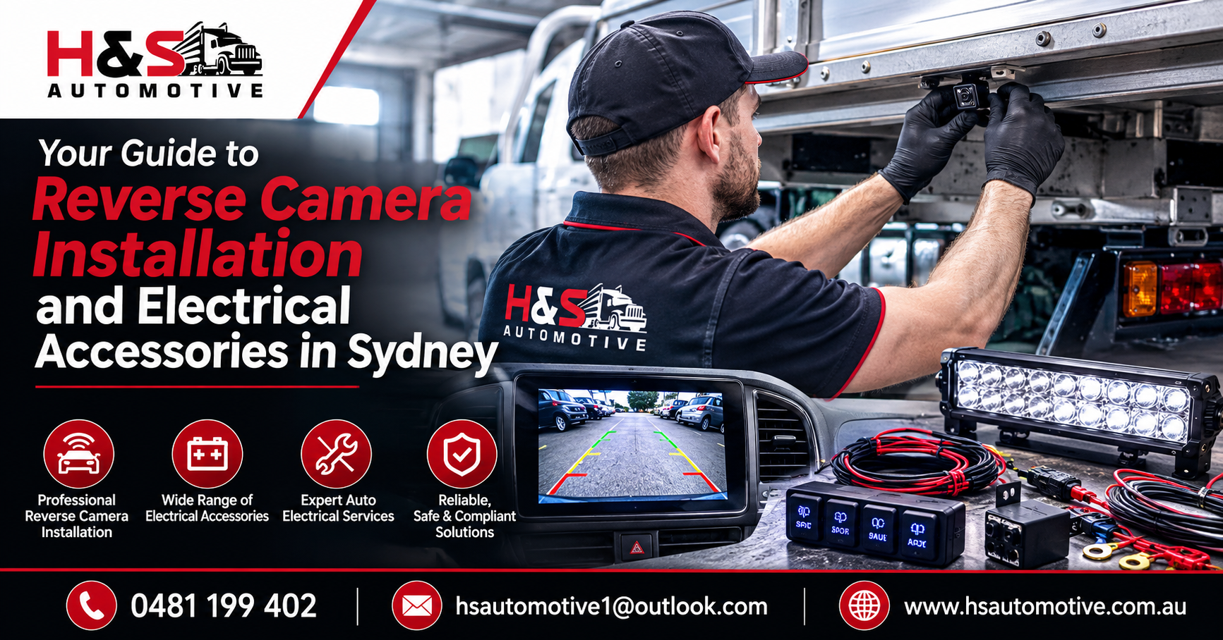 Your Guide to Reverse Camera Installation and Electrical Accessories in Sydney